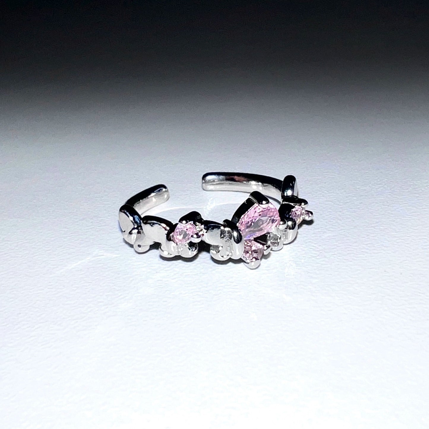 "Dreamy Butterfly" Light Pink Ring