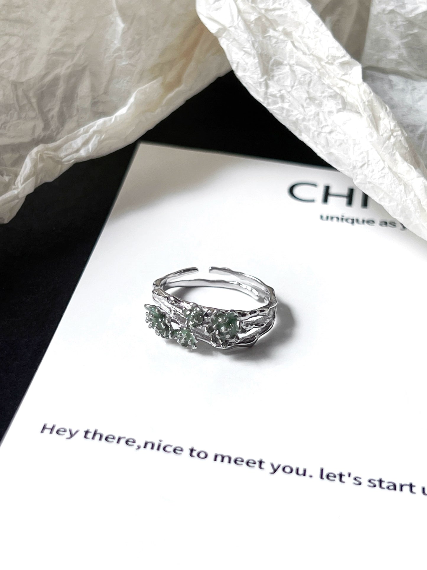 "Sunny Jasmine" Vine Ring