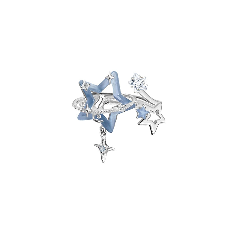 Azure Star Glow Ring