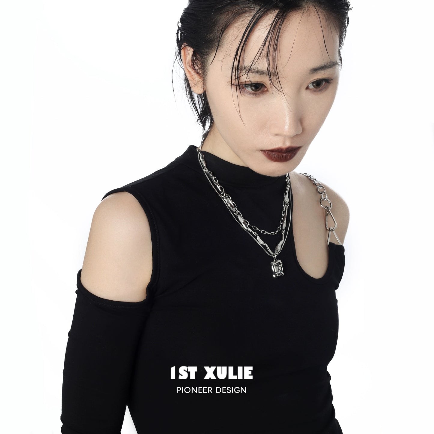 Y2K Frost Gem Cool Necklace