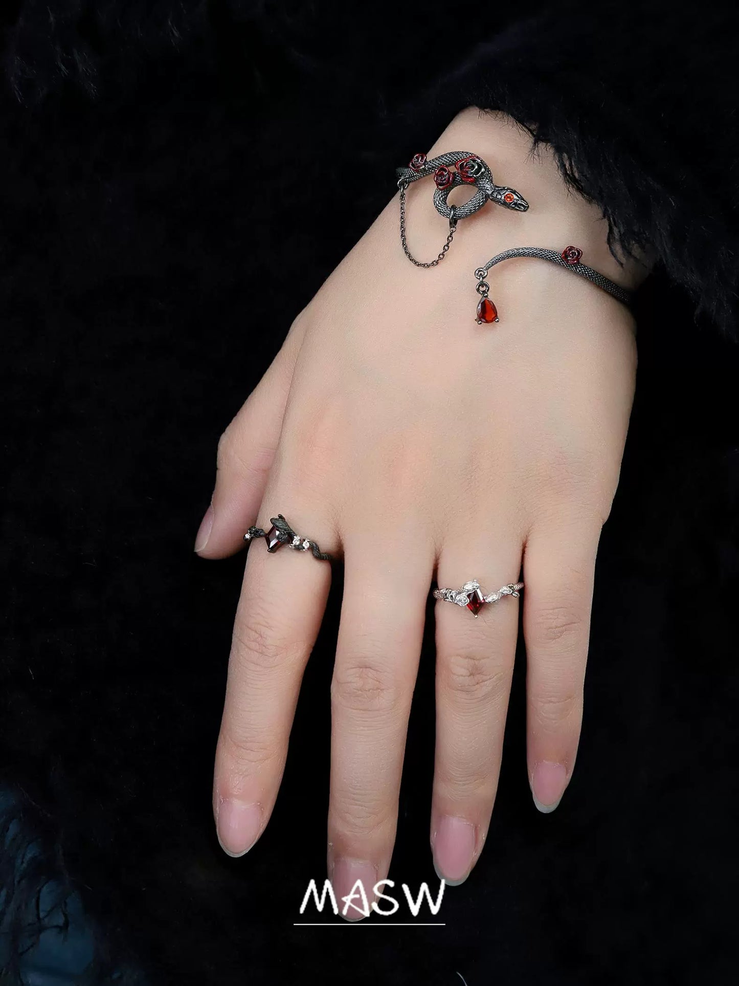 Mystic Guardian Snake Ring