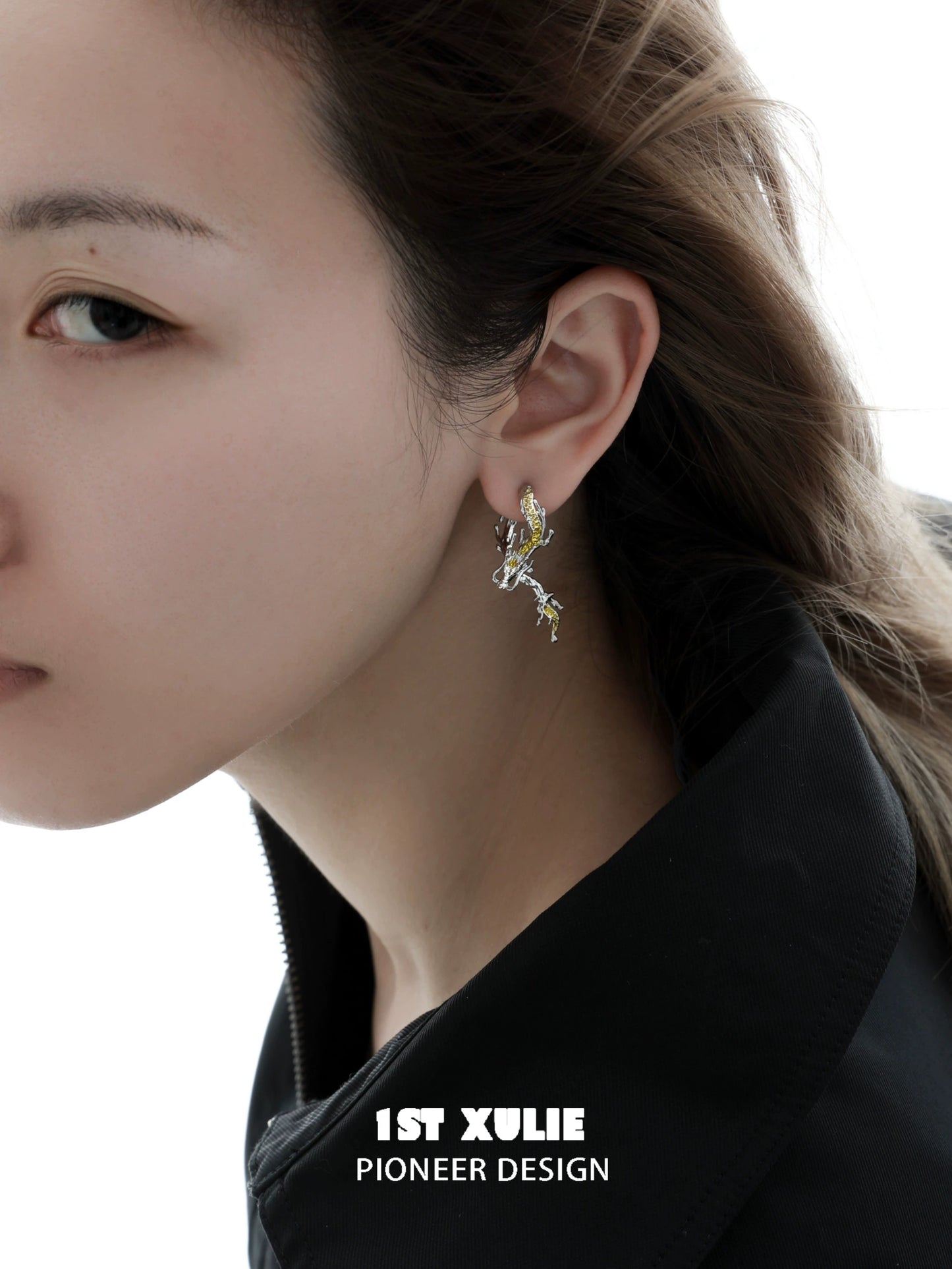 Gold Dragon Legacy Stud Earrings