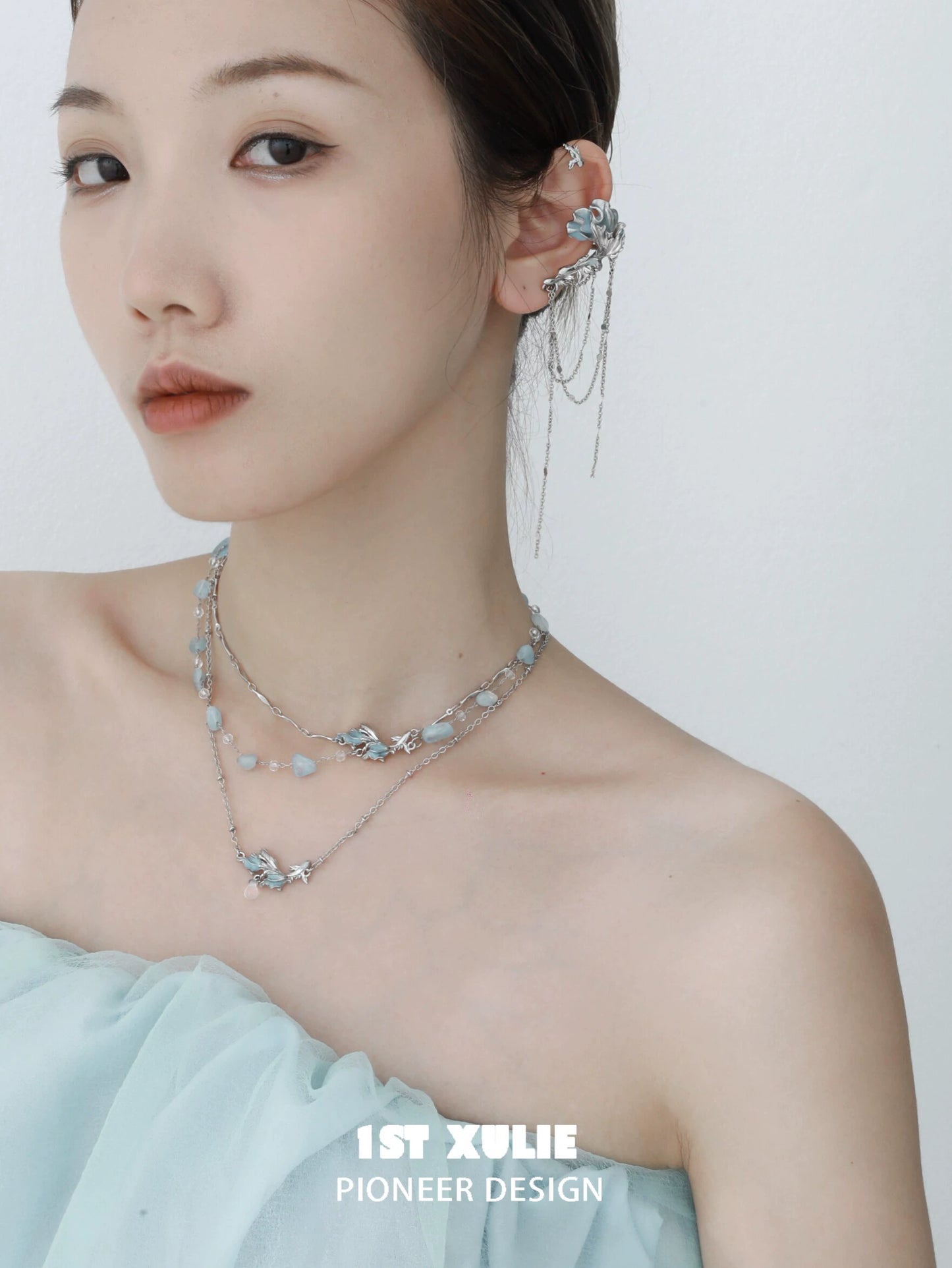 Dreamy Playful Fish Necklace