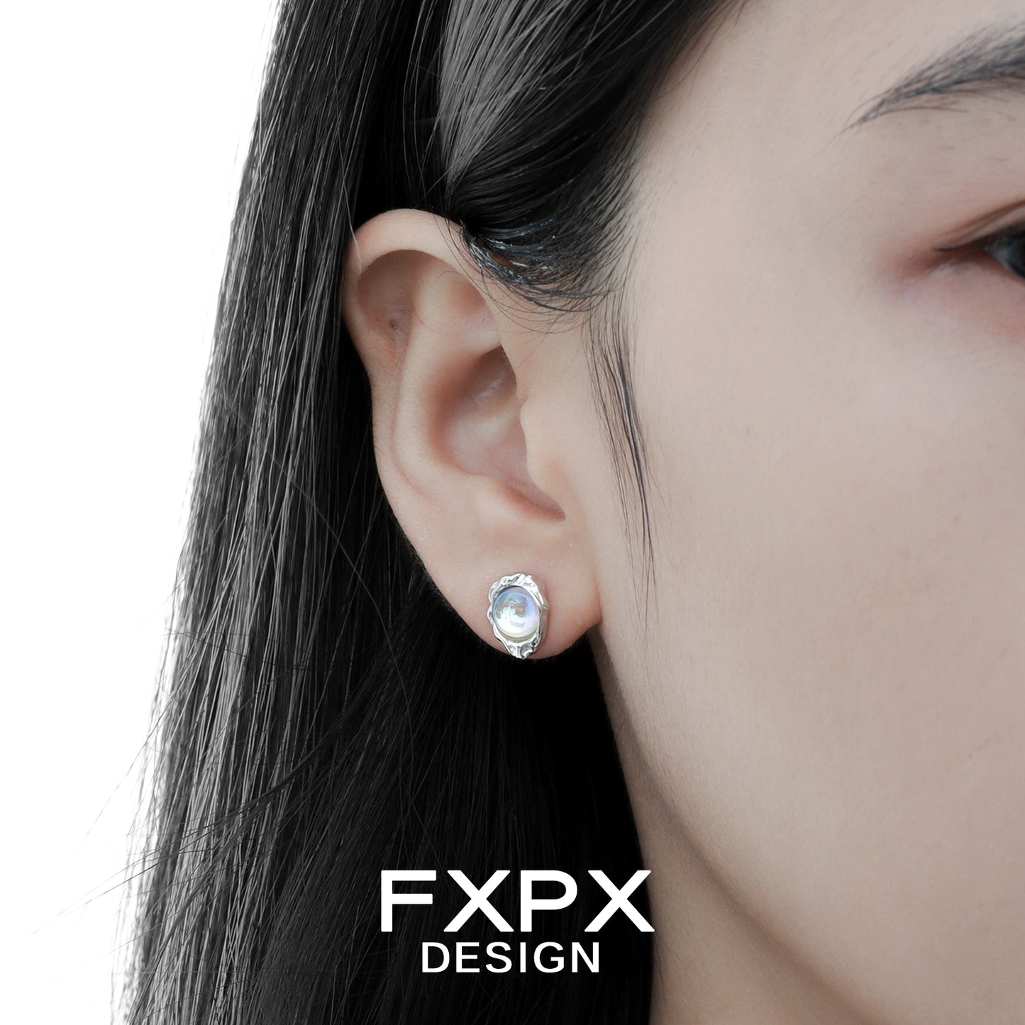 Dream Moonlight Stud Earrings