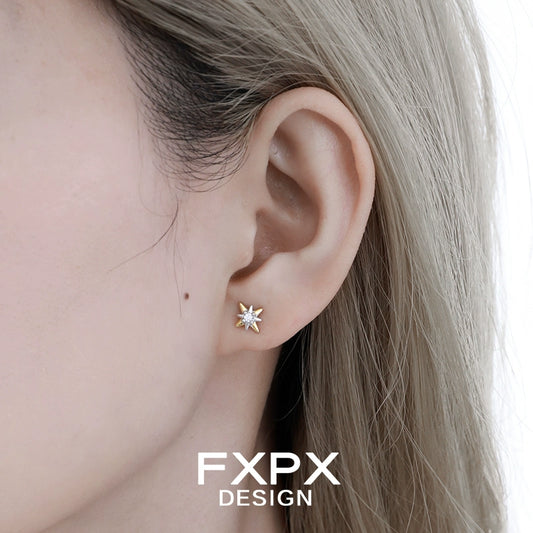 Mystic Gold Star Earrings