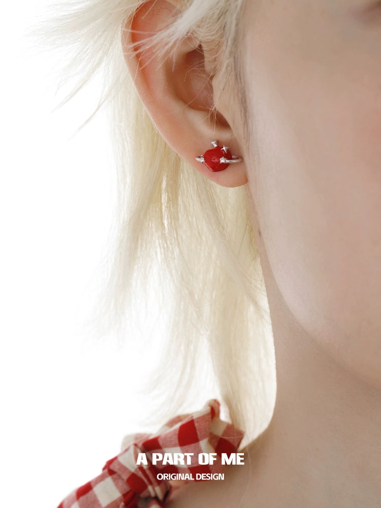 Sweet Apple Elf Earrings