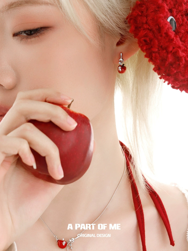 Kitchen Apple Ear Cuffs