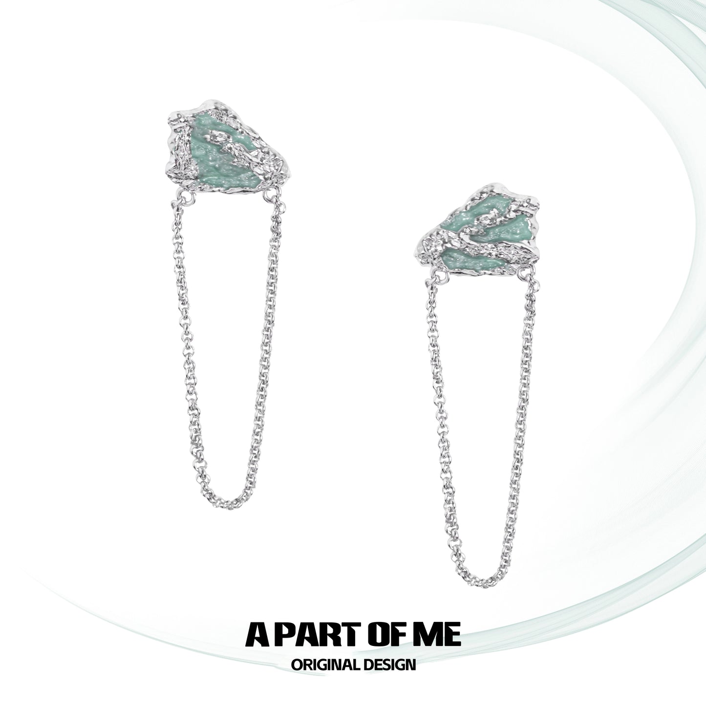 Cool Summer Mint Earrings