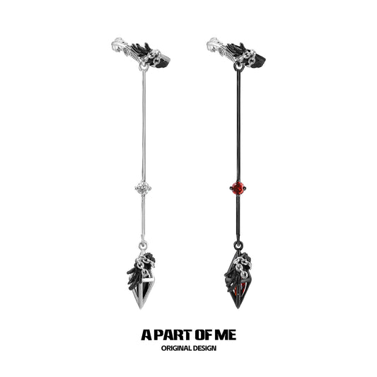 Feather Cage Ear Cuffs