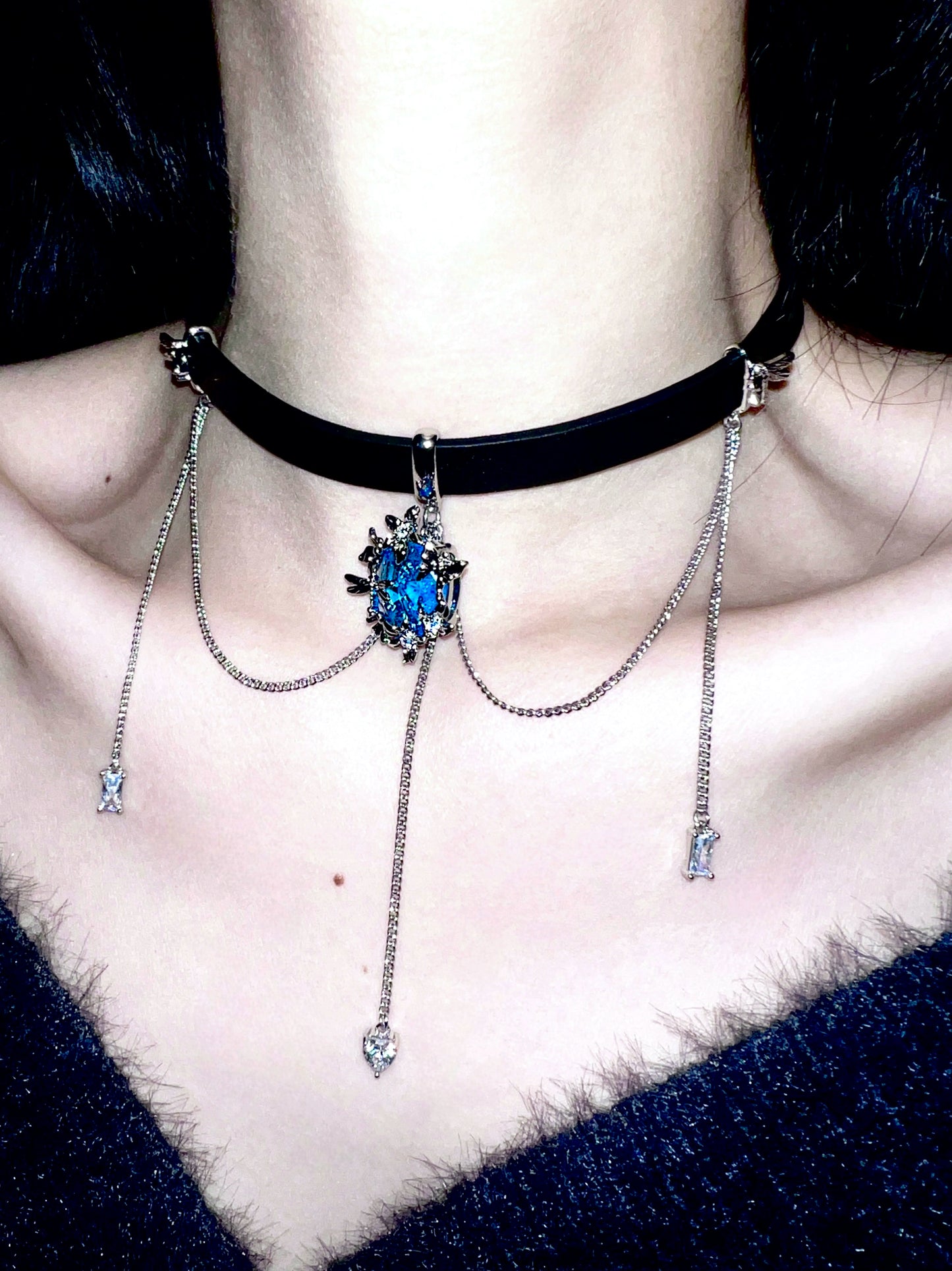 "Winter Garden" Zircon Necklace