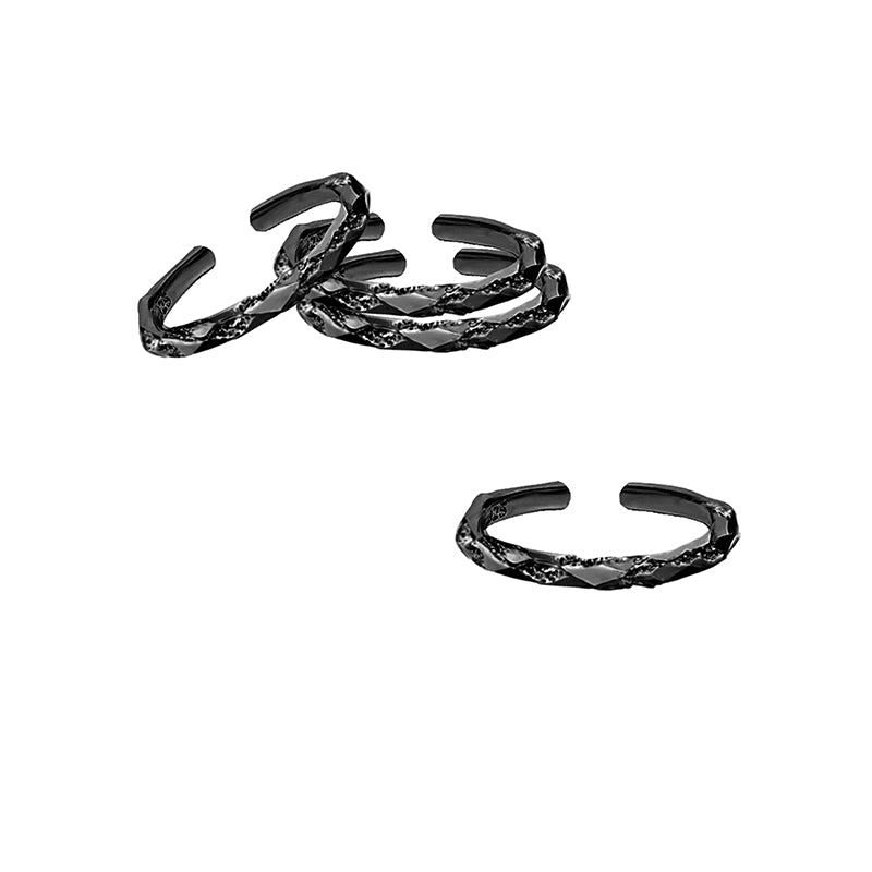 RMinimalist Cool Couple Ring
