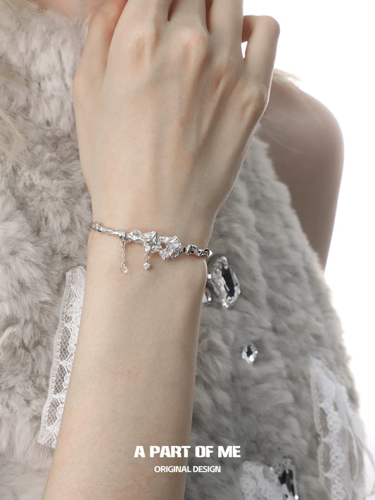 Frozen Whisper Zircon Bracelet