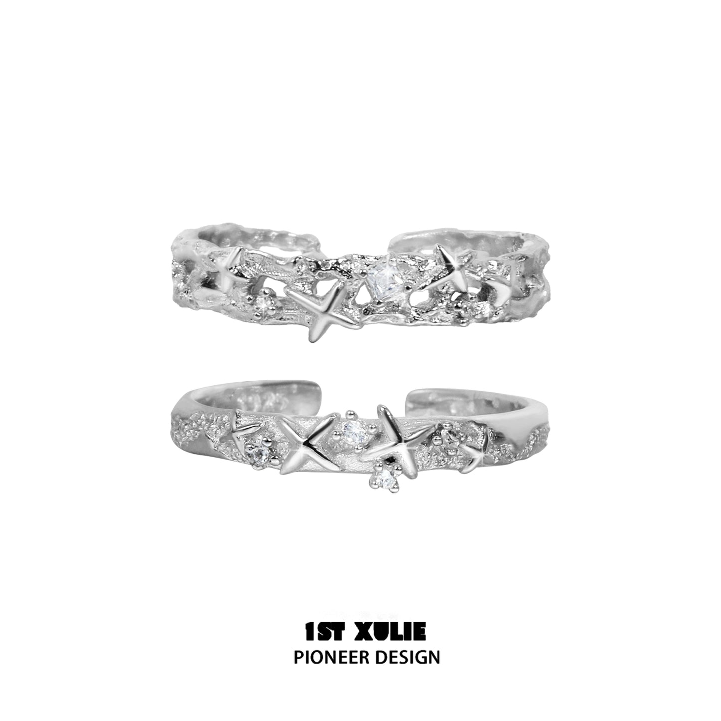 Galaxy Star Bond Couple Ring