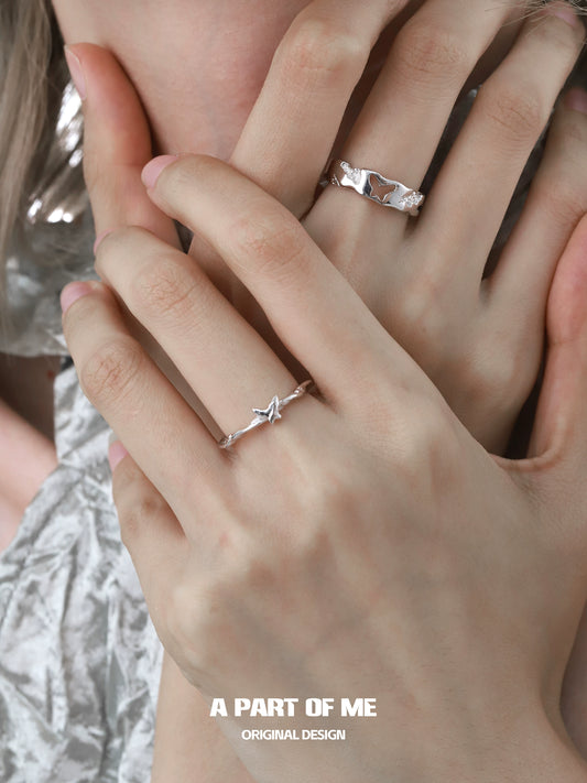 Symbiosis Butterfly Silver Ring
