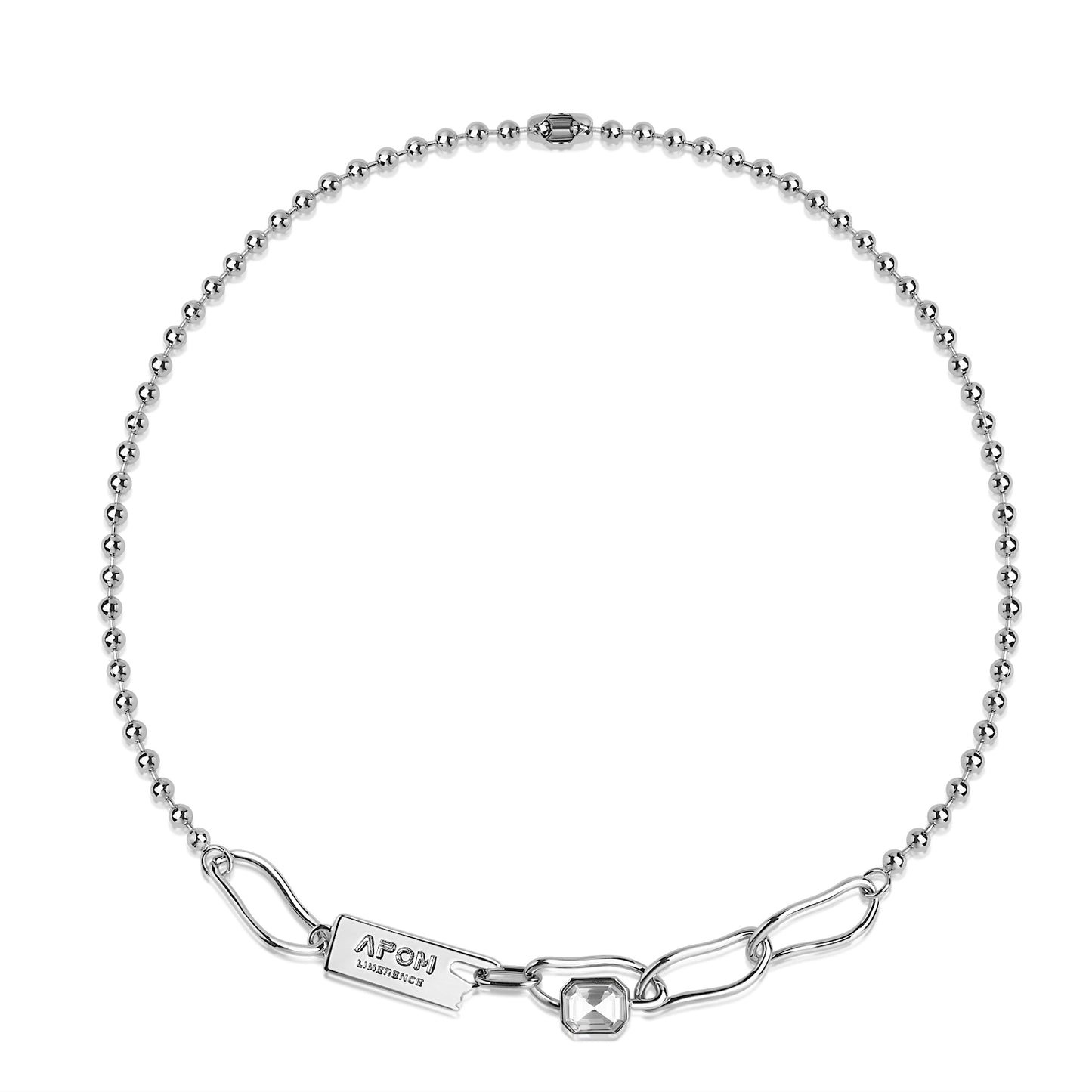 Rebel Gemstone Chain Necklace
