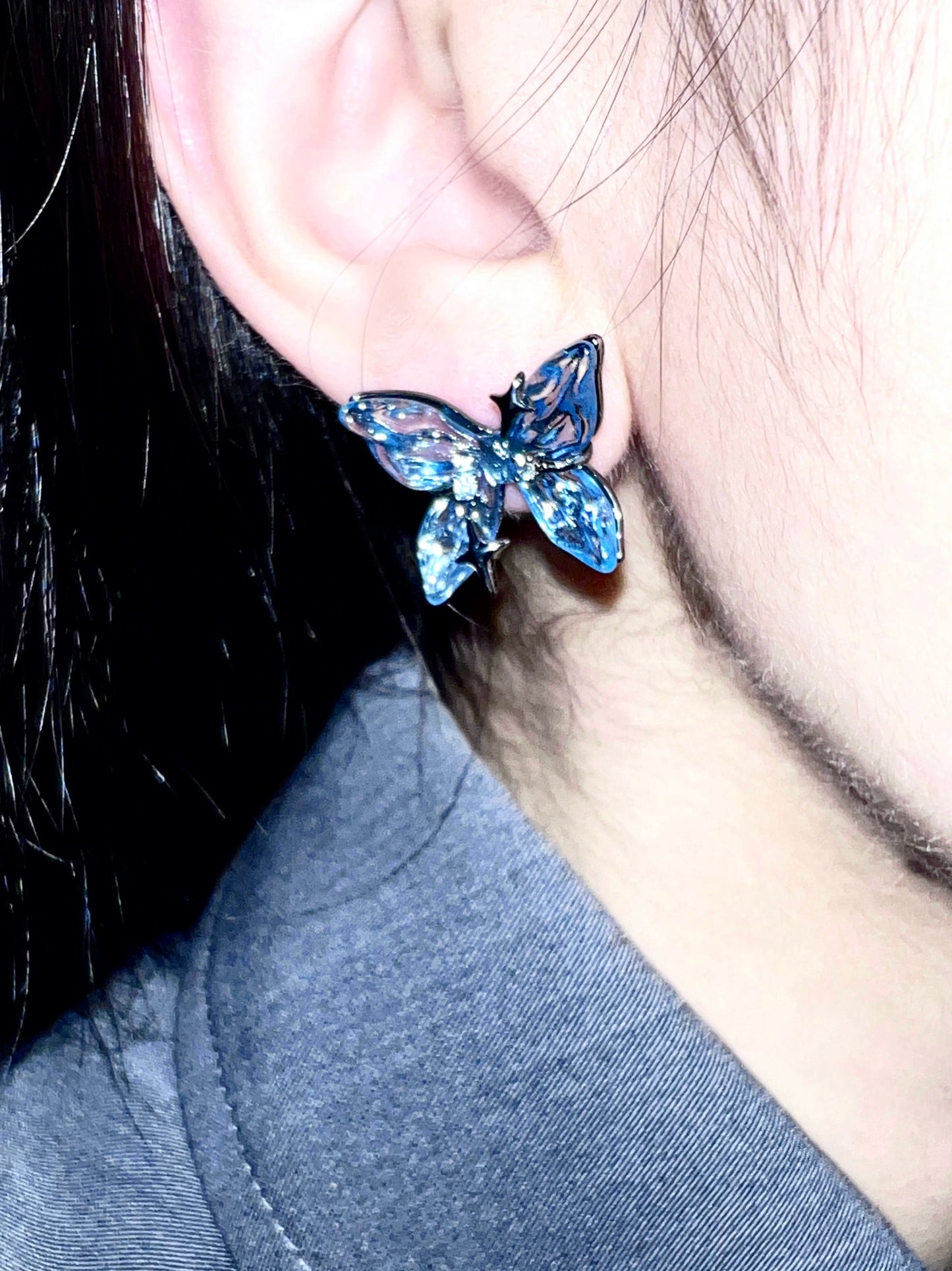 "Water Ripple Butterfly" Necklace