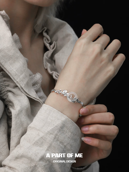 Butterfly Chalcedony Bracelet