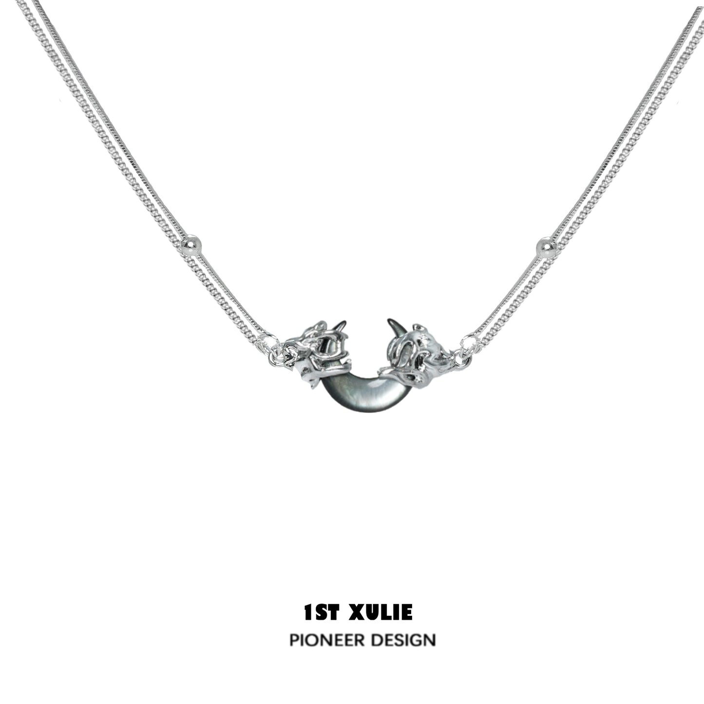 Moonlight Rhapsody Couple Necklace