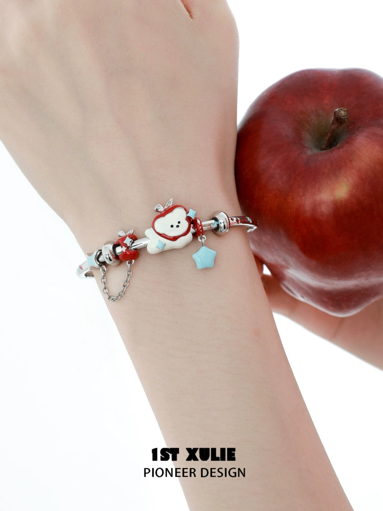 Apple Cat & Puppy Paradise Bracelet