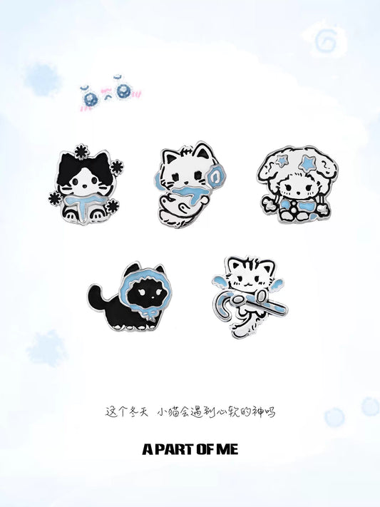 Y2K Soft Cat Stud Earrings