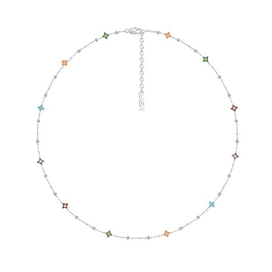 Dopamine Contrast Collar Necklace