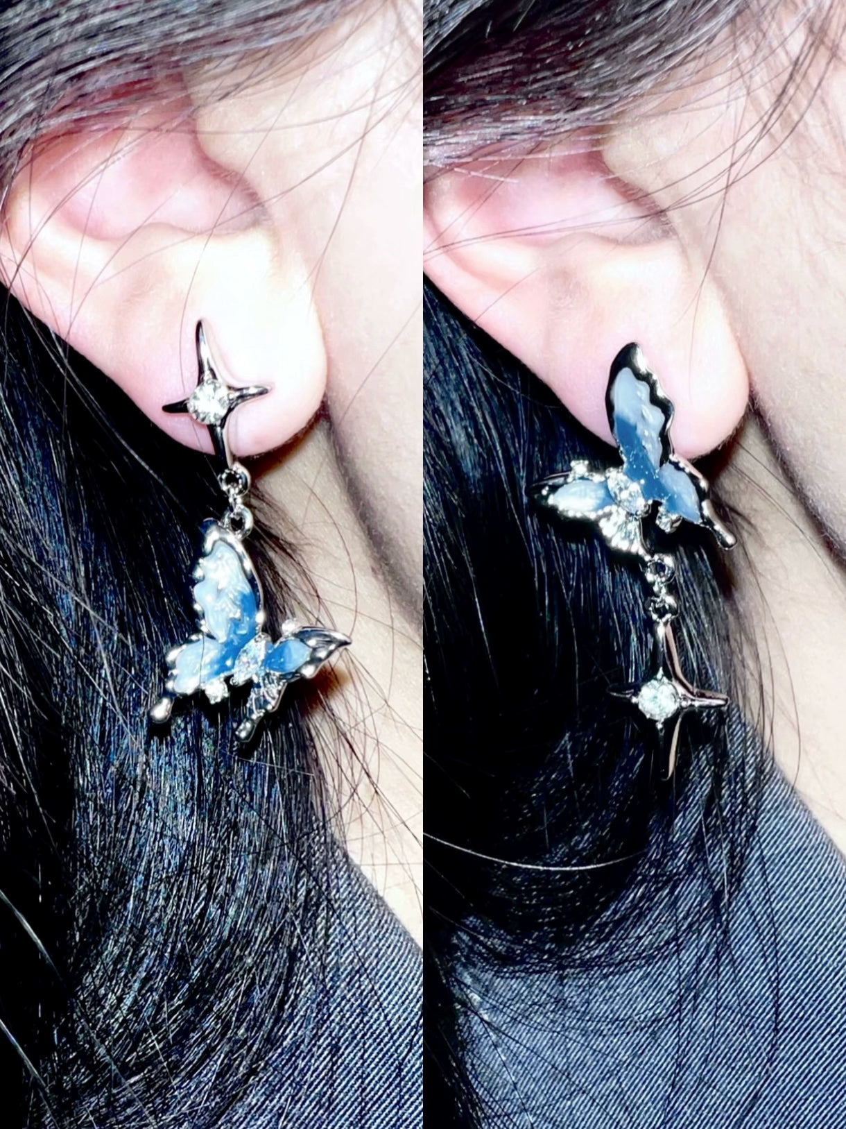 "Sea Butterfly" Flash Necklace