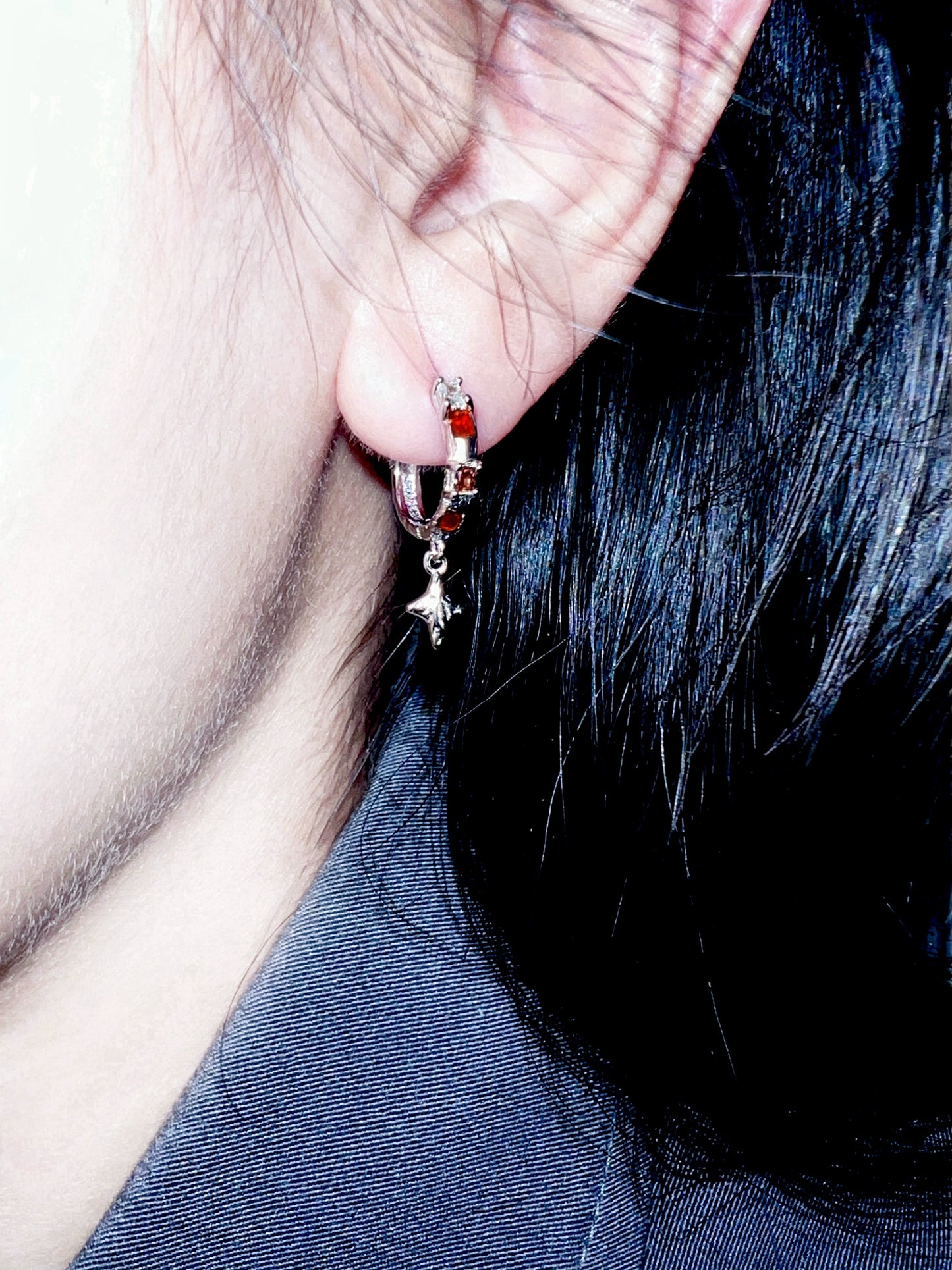 "Chess Girl" Key Earrings