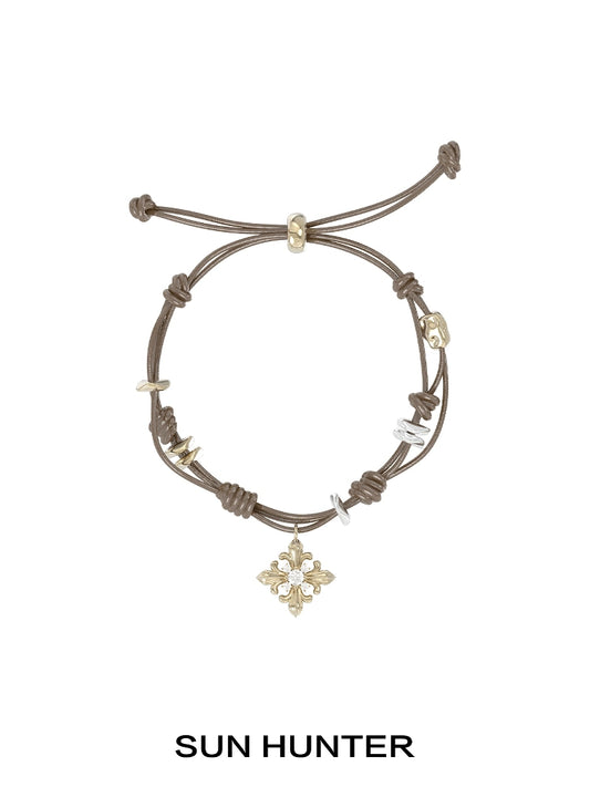 Twilight Iris Braided Bracelet