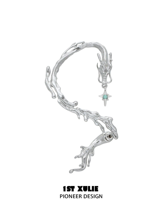 Mystic Dragon Charm Ear Studs