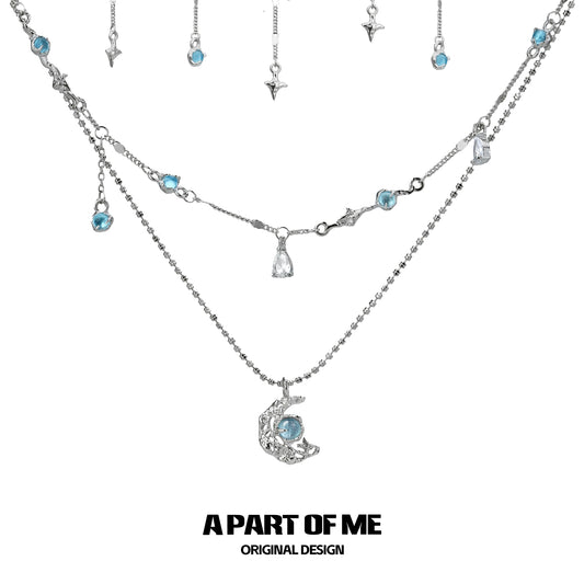 Moonlight Faust Blue Necklace