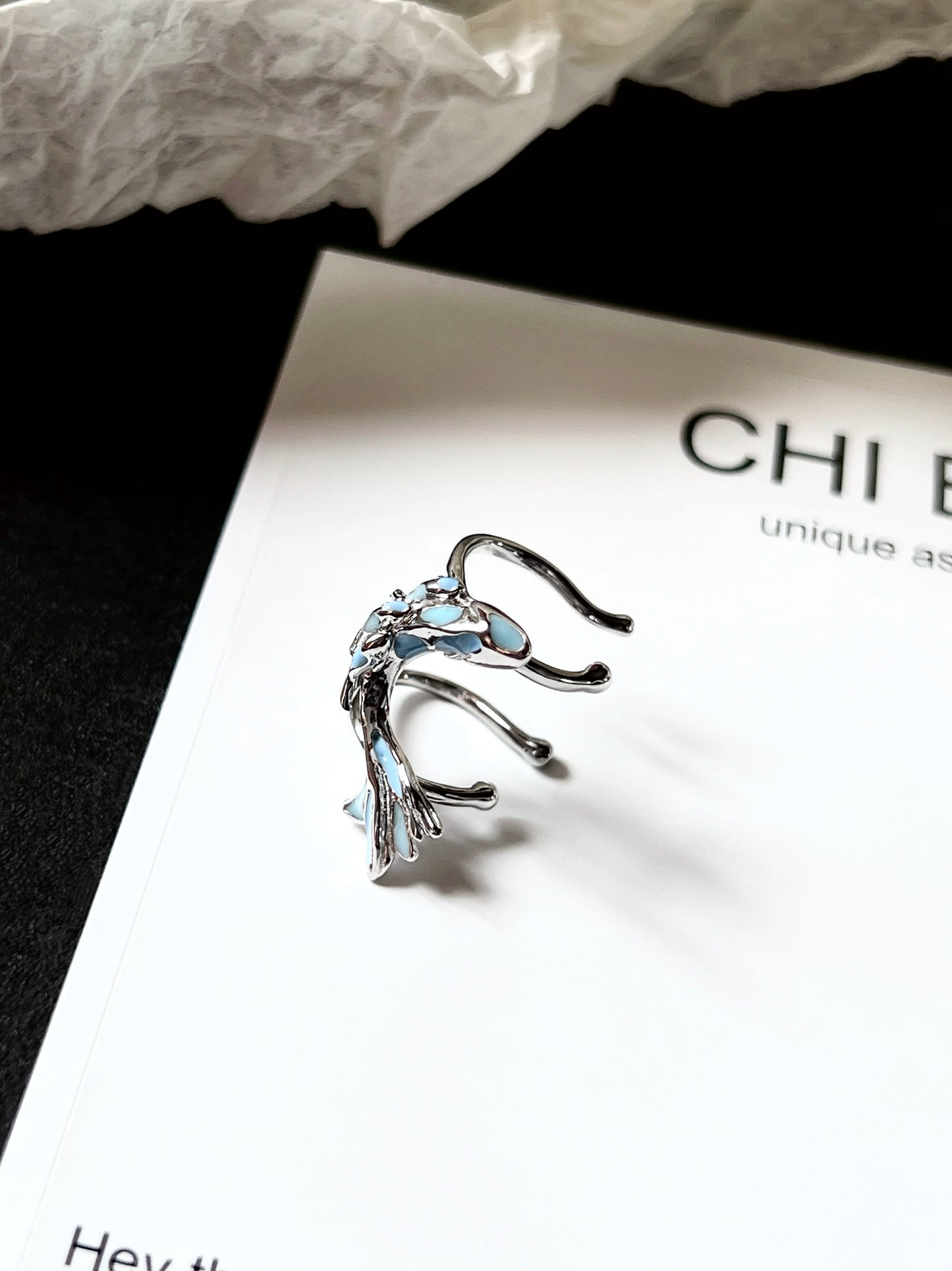 "Language of the Tides" Fish Ear Cuffs