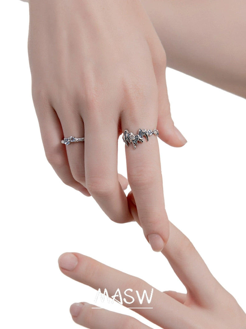 Glacier Secret Couple Rings
