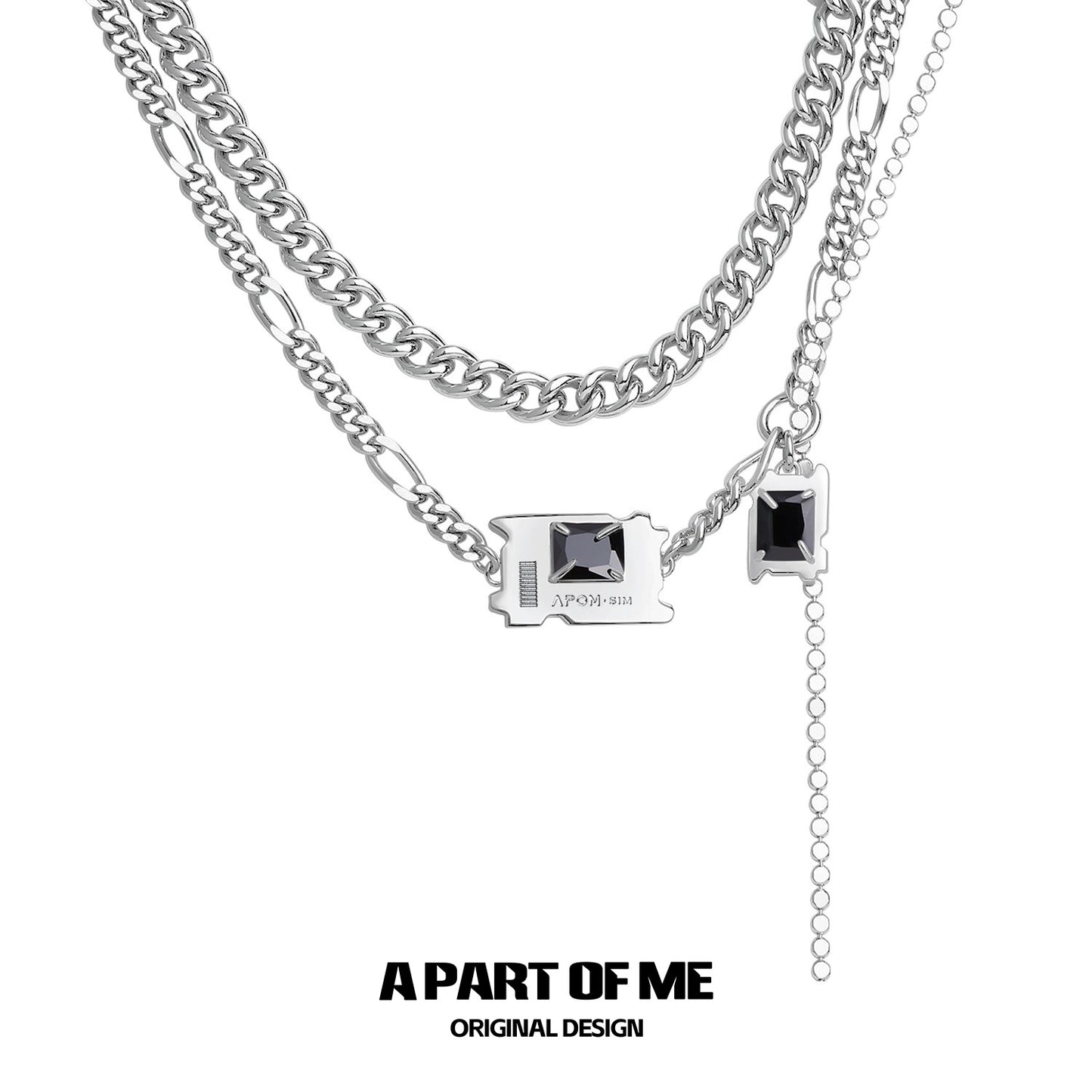 Double-layer Diamond Cuban Necklace