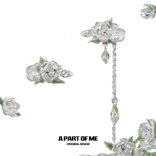 Elegant Jasmine Ear Cuffs