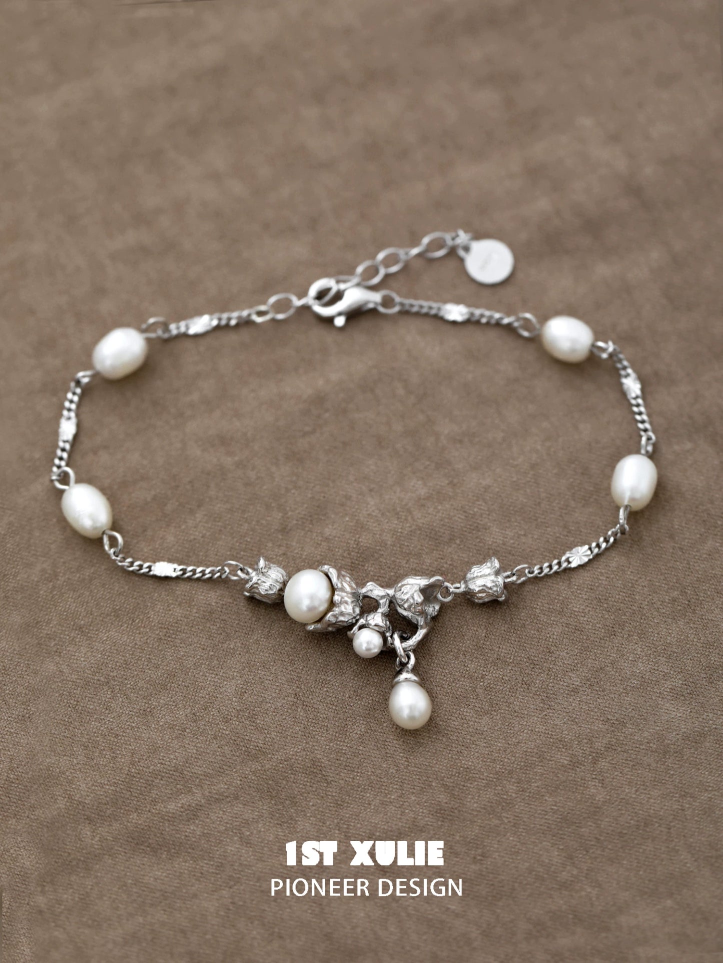 Elegant Lily of the Valley Pearl Bracelet