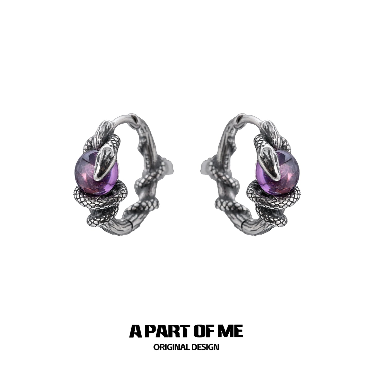 Slytherin Venom Snake Earrings