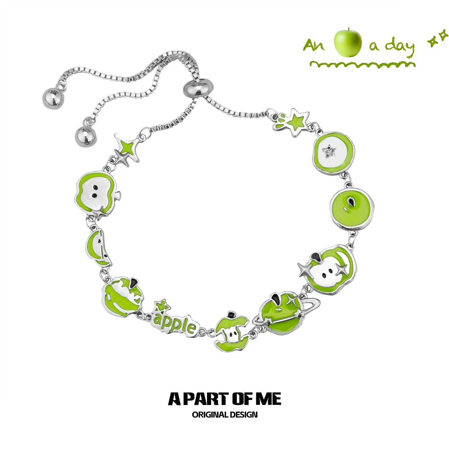 Sweet Apple Slice Bracelet