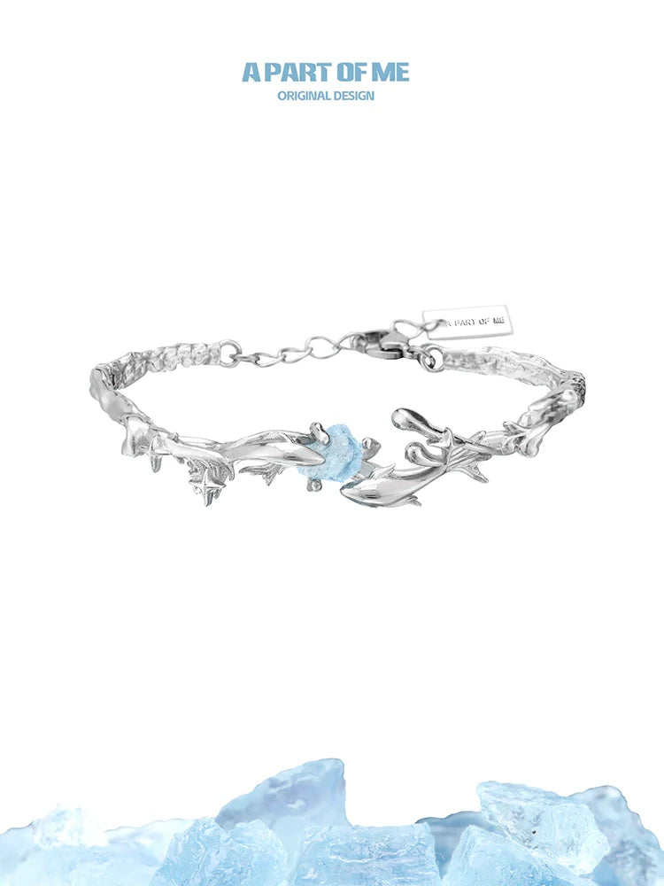 Pisces Aquamarine Bracelet