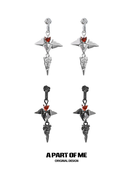 Sword of the Rose Earrings