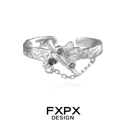 Courage Sword Cross Ring