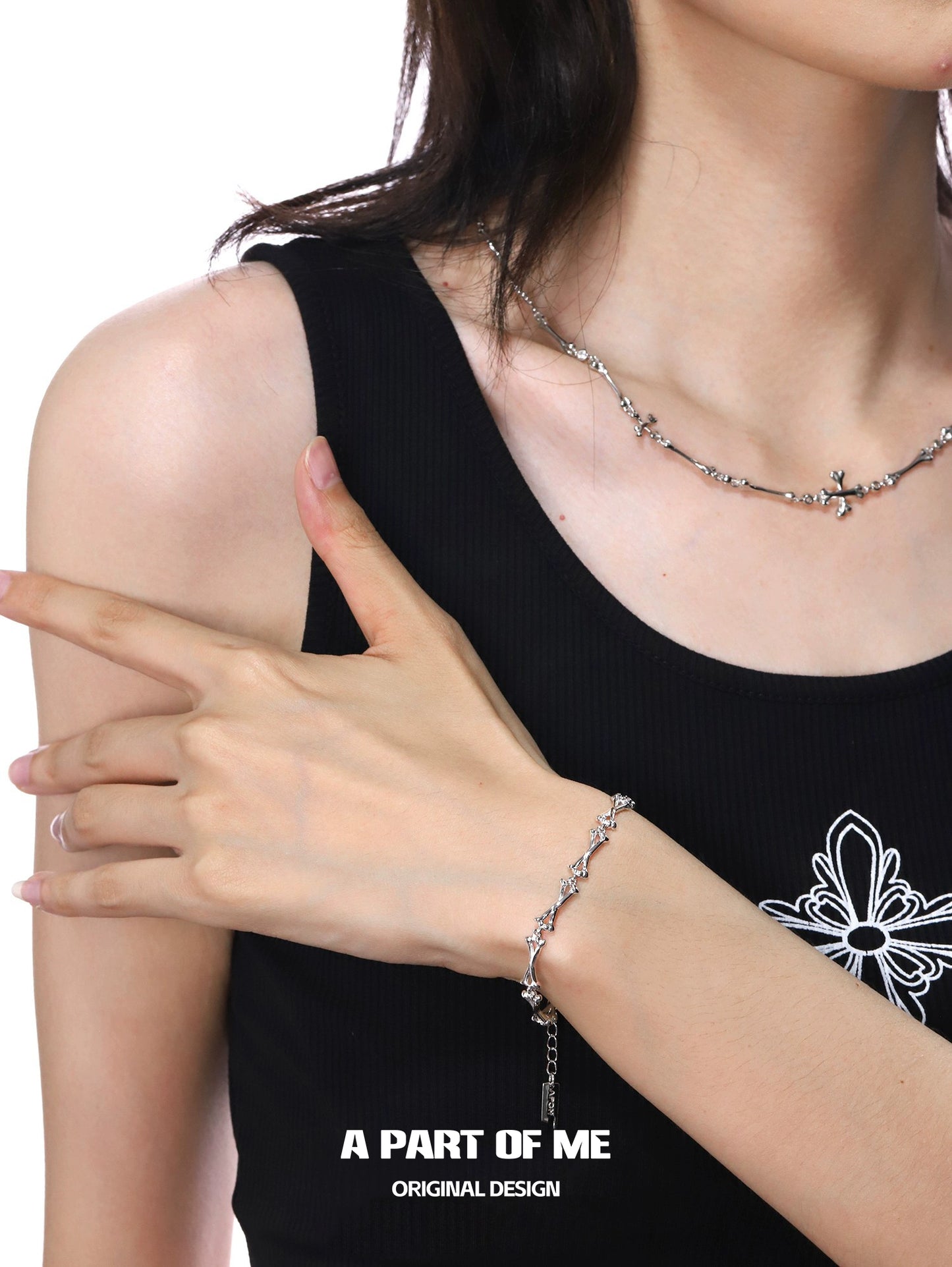 Bone Spirit Silver Bracelet