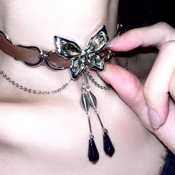 "Punk Butterfly" Gothic Choker
