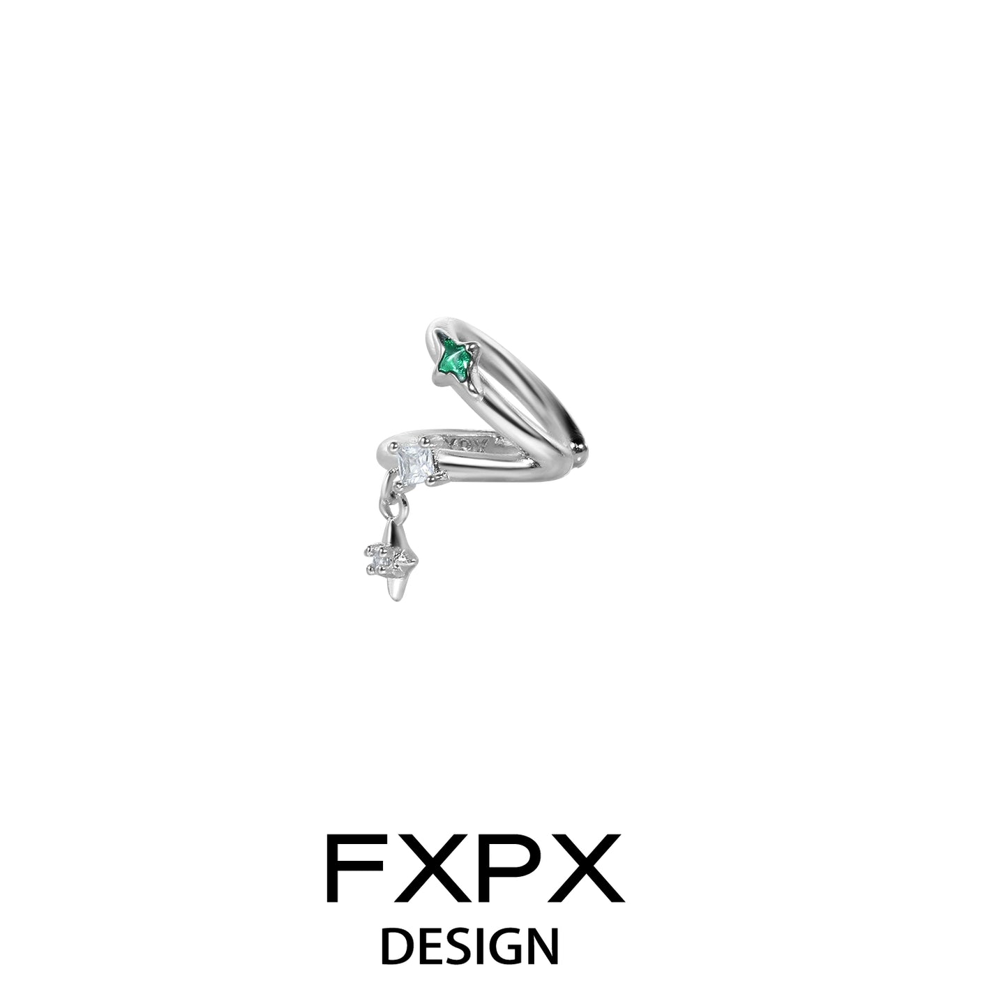 Forest Star Fringe Ear Clip