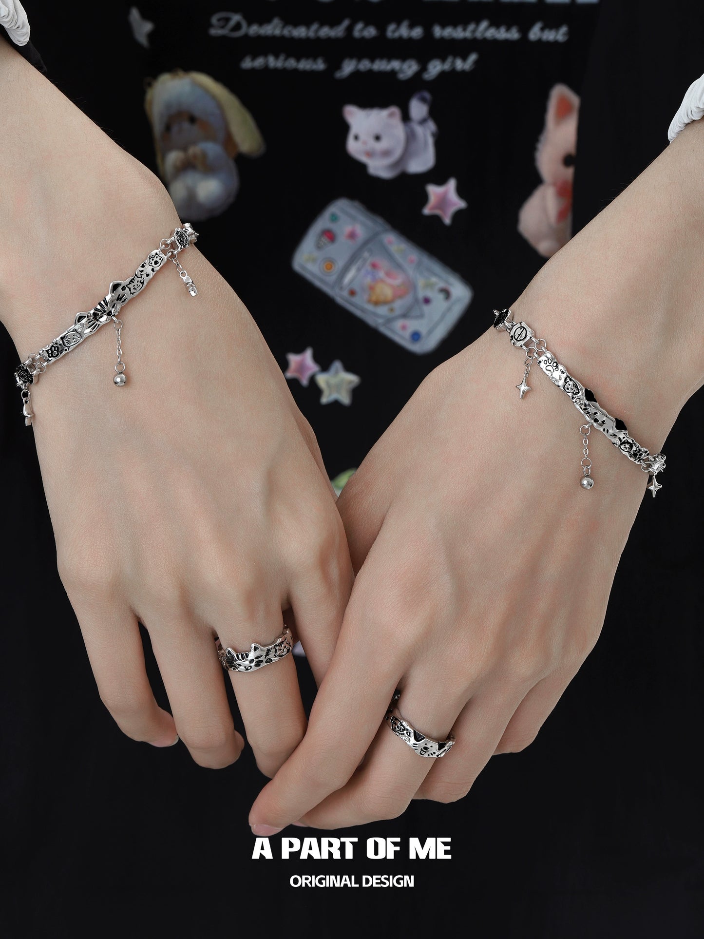 Graffiti Puppy Cat Cute Bracelet