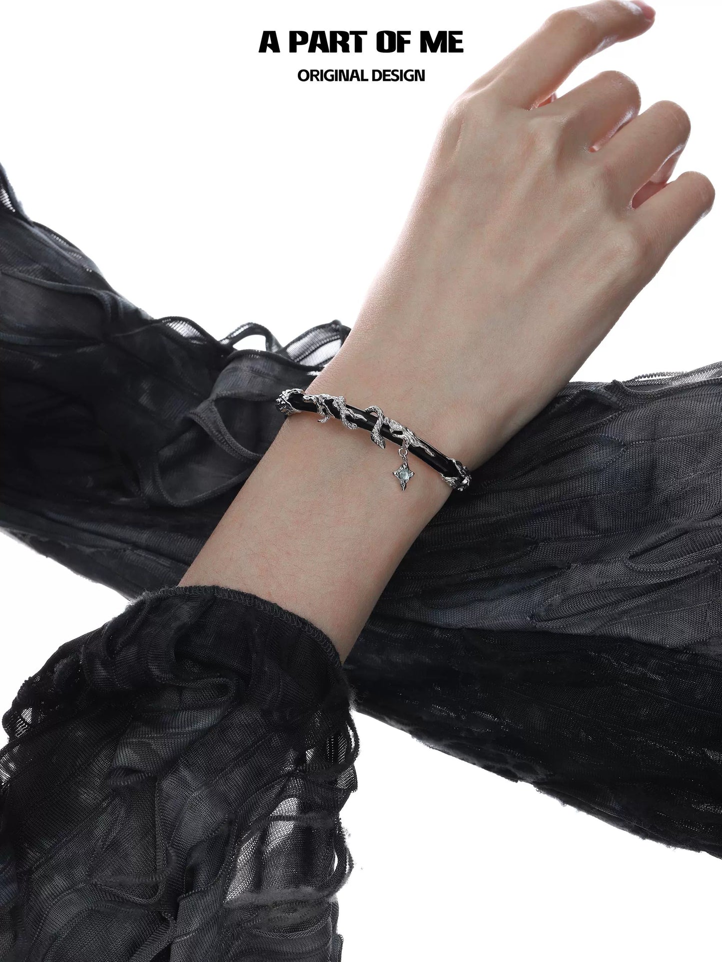 Venom Snake Leather Bracelet