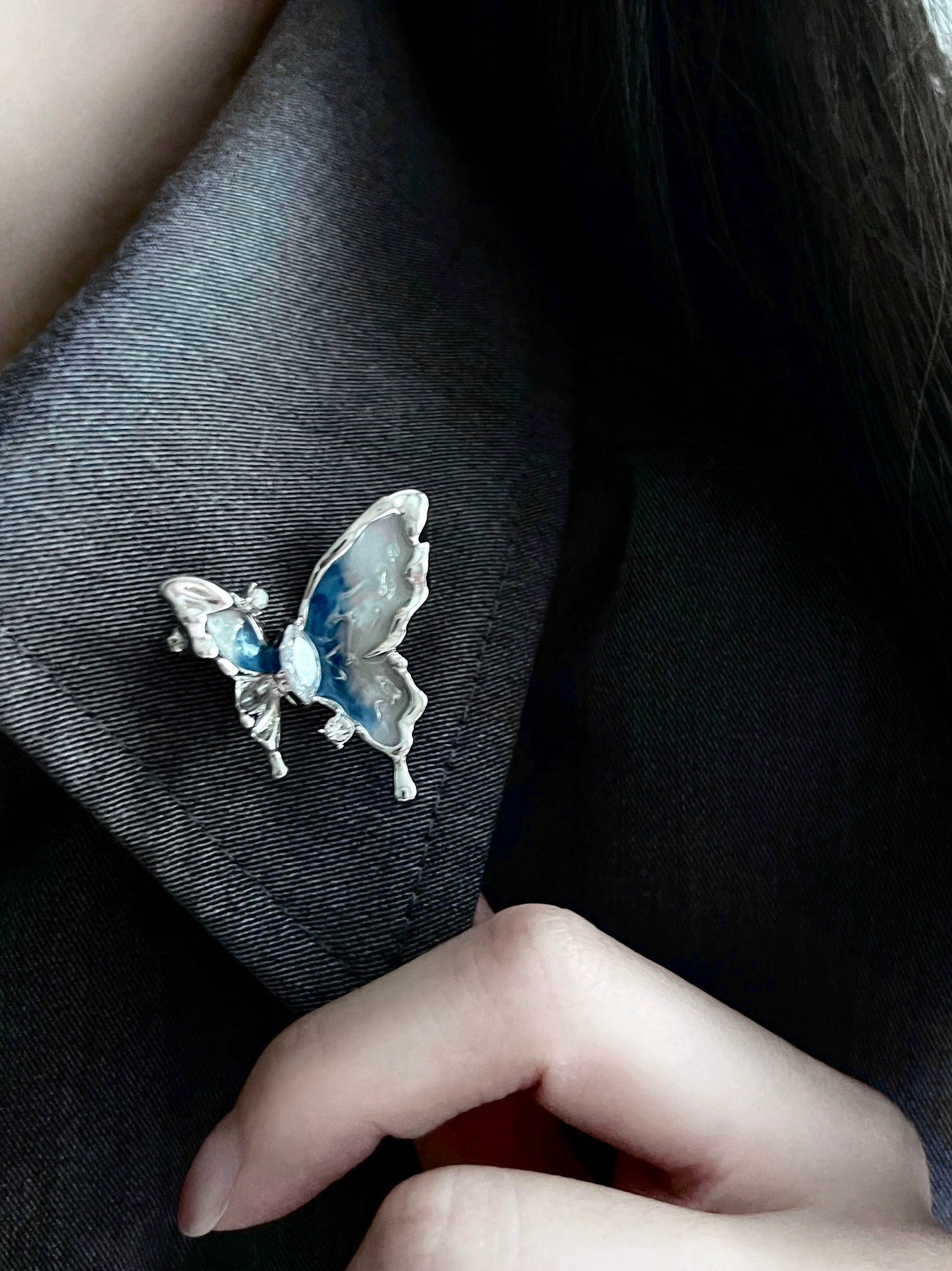 "Sea Butterfly" Flash Necklace