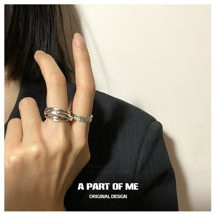 Tinfoil Crinkle Punk Ring