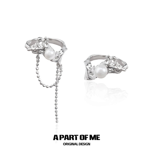 Minimalism Pearl Chain Ring