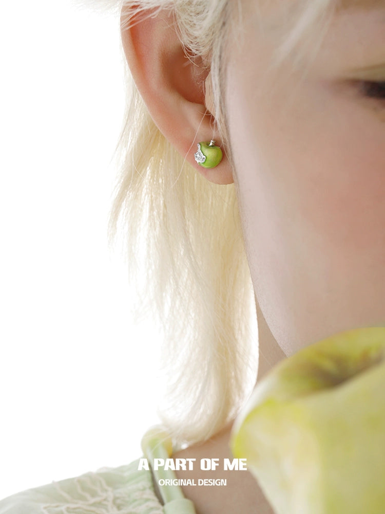 Sweet Apple Elf Earrings