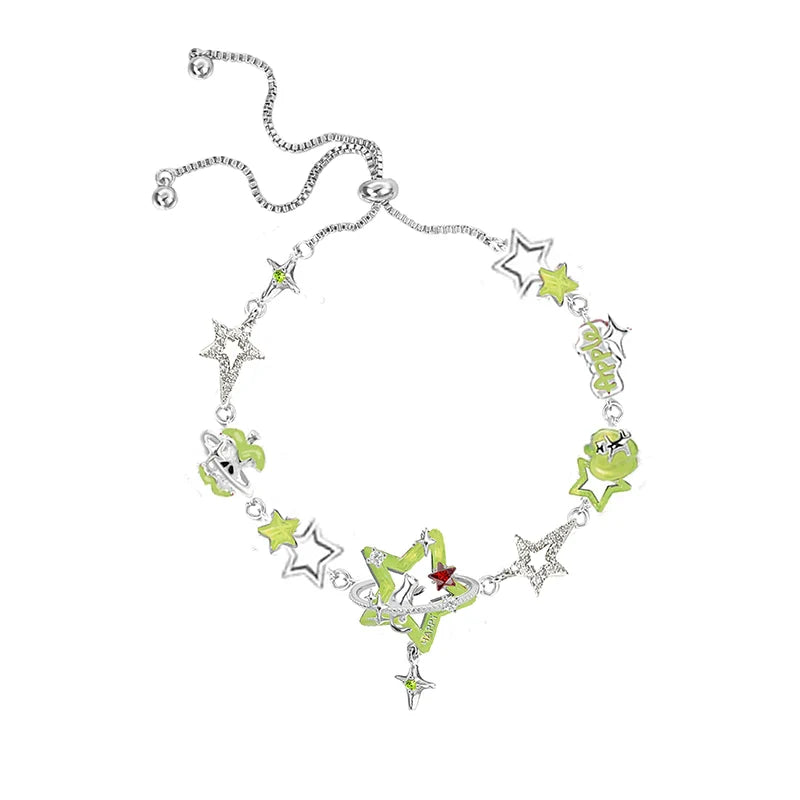 Sweet Apple & Star Bracelet